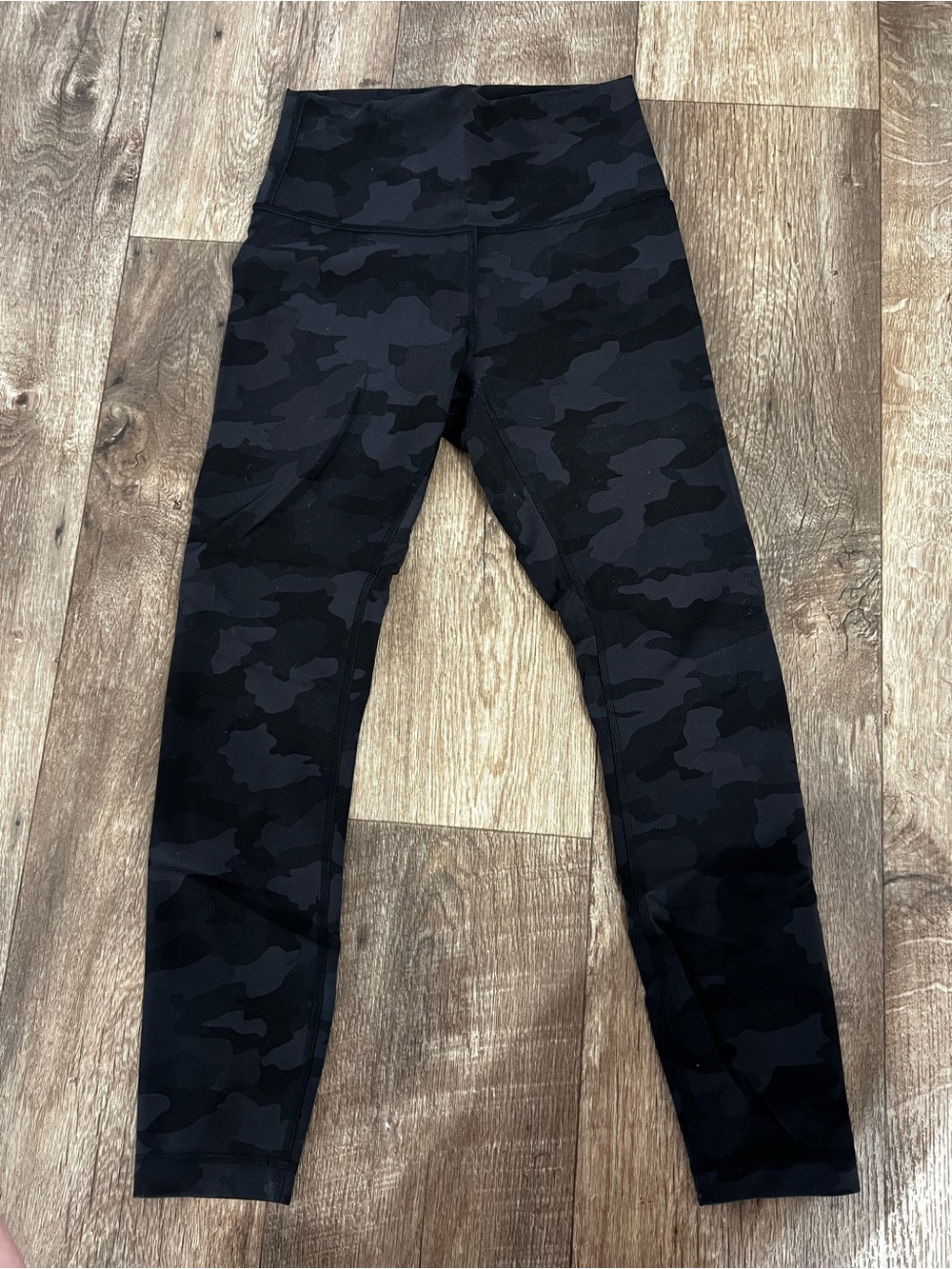 Lululemon ' High-Waist Black Camo Leggings